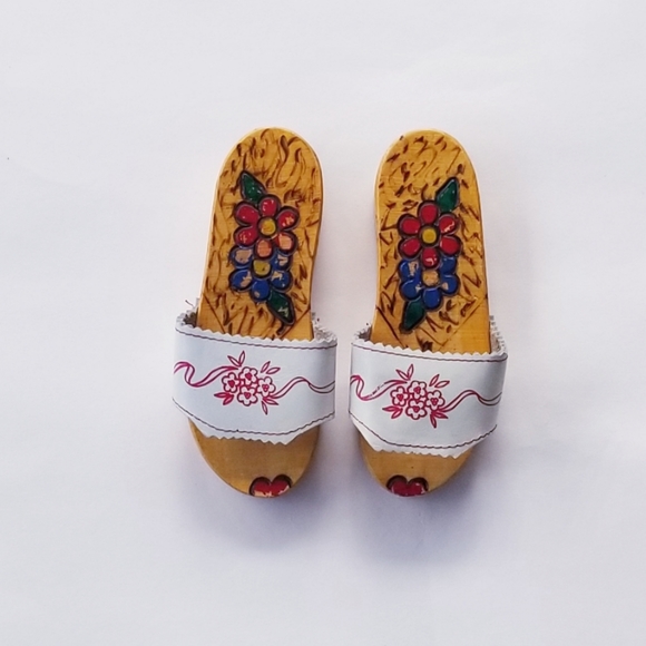Vintage Other - Vintage Handmade Wooden Sandals